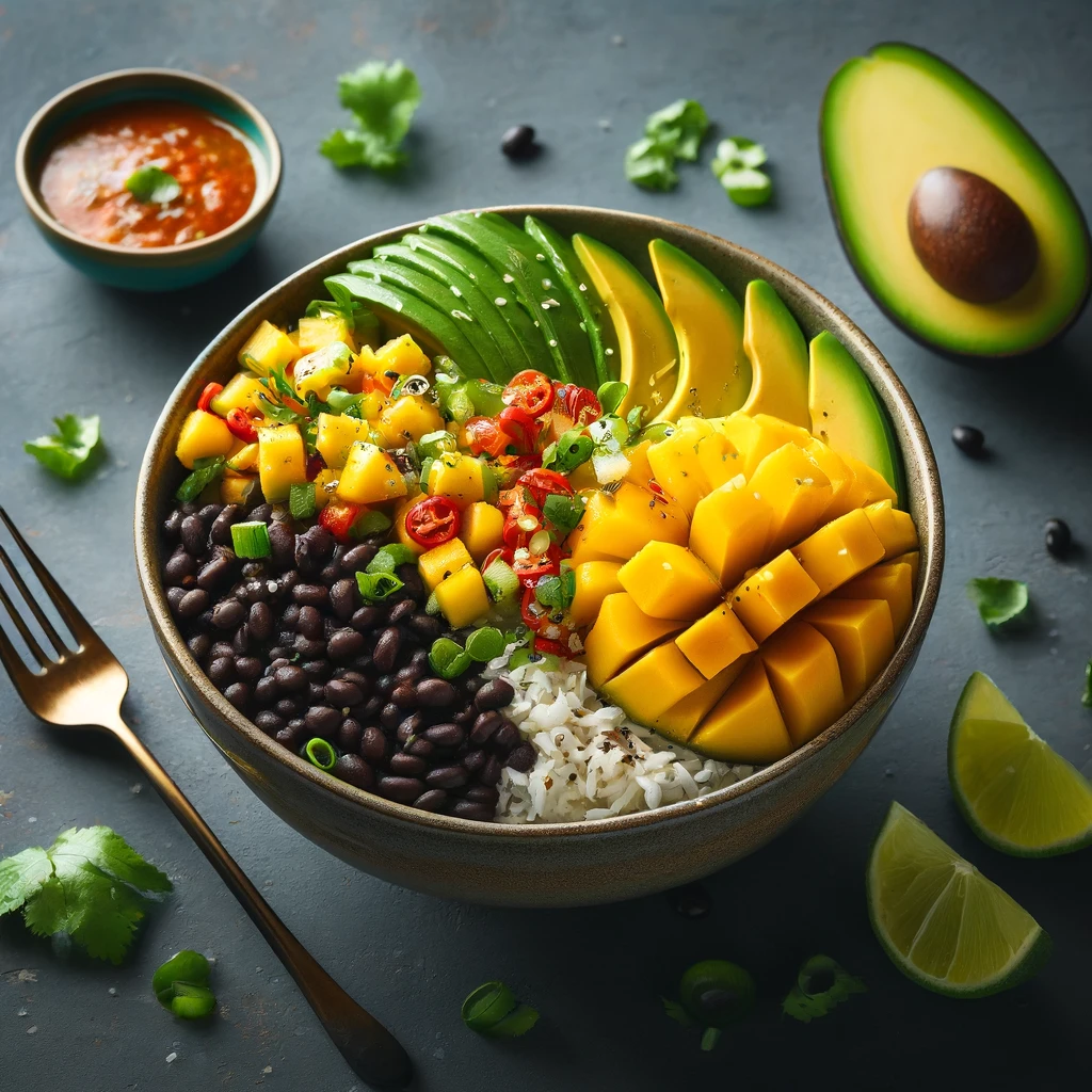 Mango Black Bean Bowl